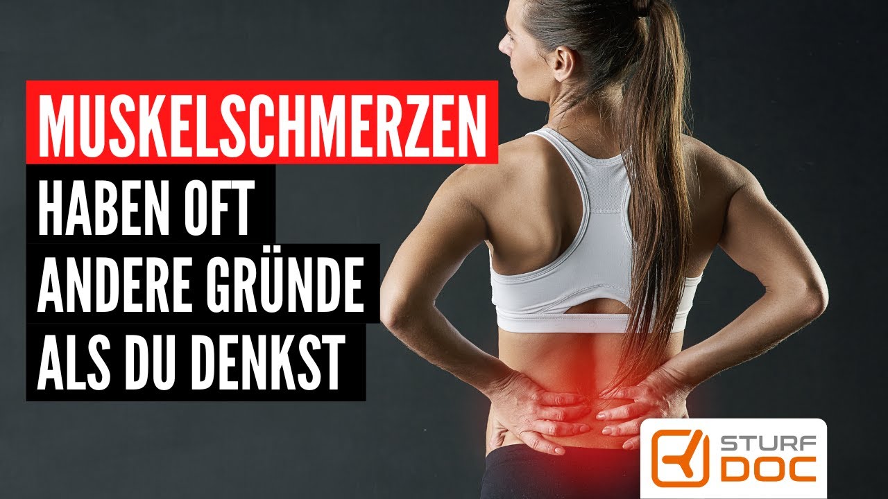 Muskelschmerzen haben oft andere Gründe als Du glaubst - Ansehen wenn Schmerzen nicht besser werden!