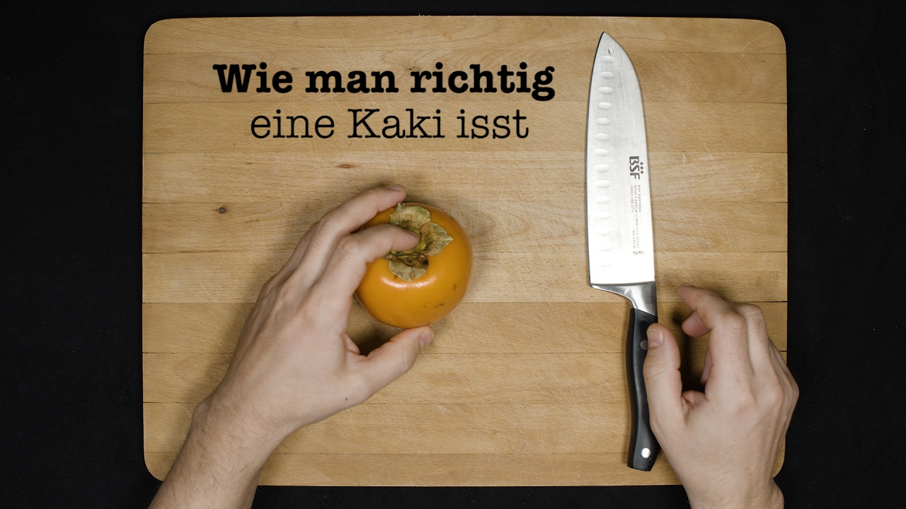 wie man richtig - EINE KAKI ISST (Tutorial)