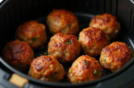 Frikadellen Im Airfryer Wie Lange: Garzeit & Tipps perfekt gebräunte frikadellen die das ergebnis für frikadellen im airfryer wie lange illustrieren