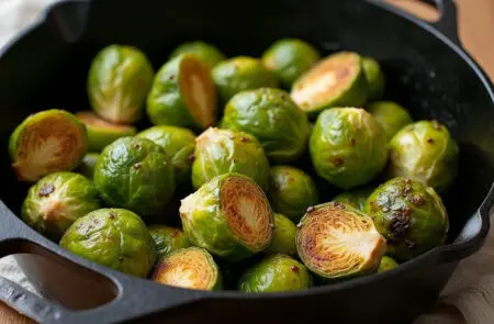 Rosenkohl Kochen Wie Lange: Die Richtige Kochzeit perfekt gerösteter rosenkohl der das ideale ergebnis für rosenkohl kochen wie lange darstellt