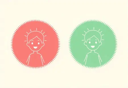 zwei bilder die den Übergang von der ansteckenden phase rot zur gesunden phase grün bei scharlach zeigen zwei bilder die den Übergang von der ansteckenden phase rot zur gesunden phase grün bei scharlach zeigen